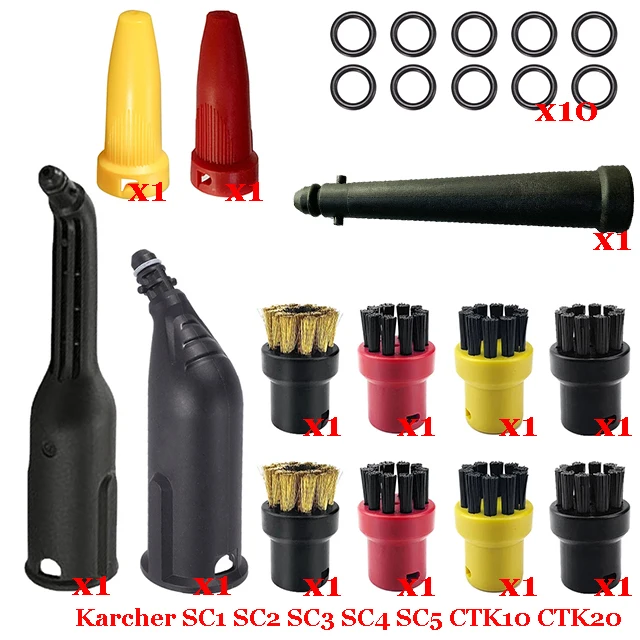 Voor Karcher Sc1 Sc2 Sc3 Sc4 Sc5 Sc7 Ctk10 Ctk20 Handheld Stoomborstelkop Krachtige Nozzle Vervanging Stofzuiger Onderdelen