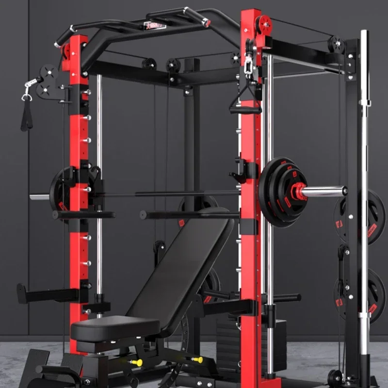 

Counter Balanced Smith Machine Comprehensive Trainer Fitness Equipment Household Multi-Functional Integrated Flying Bird Squat