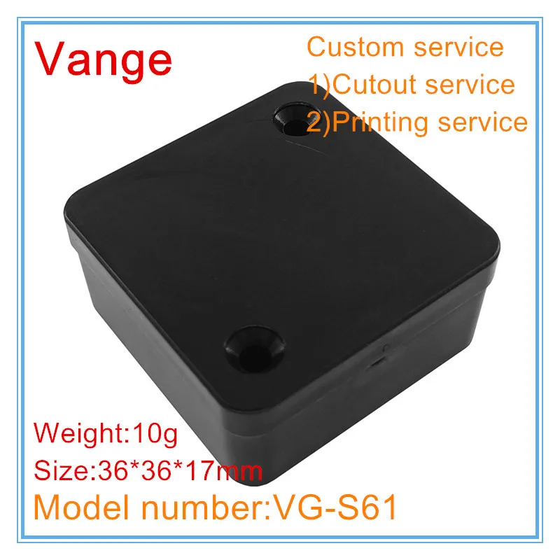 Vange wires junction box 36*36*17mm ABS plastic enclosure case