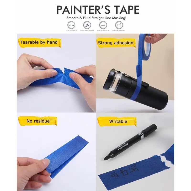 A11E-Painter Masking Tape Applicator Dispenser Machine With Tape Cutting Tool For Repair And Beautify Crack In Tile
