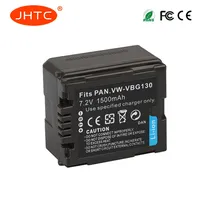 1500mAh VW VBG130 Battery For Panasonic VW-VBG130 VW-VBG070 VW-VBG260 SDR-H20 SDR-H28 SDR-H258 HDC-SD1 VBG130 Camera Batterie