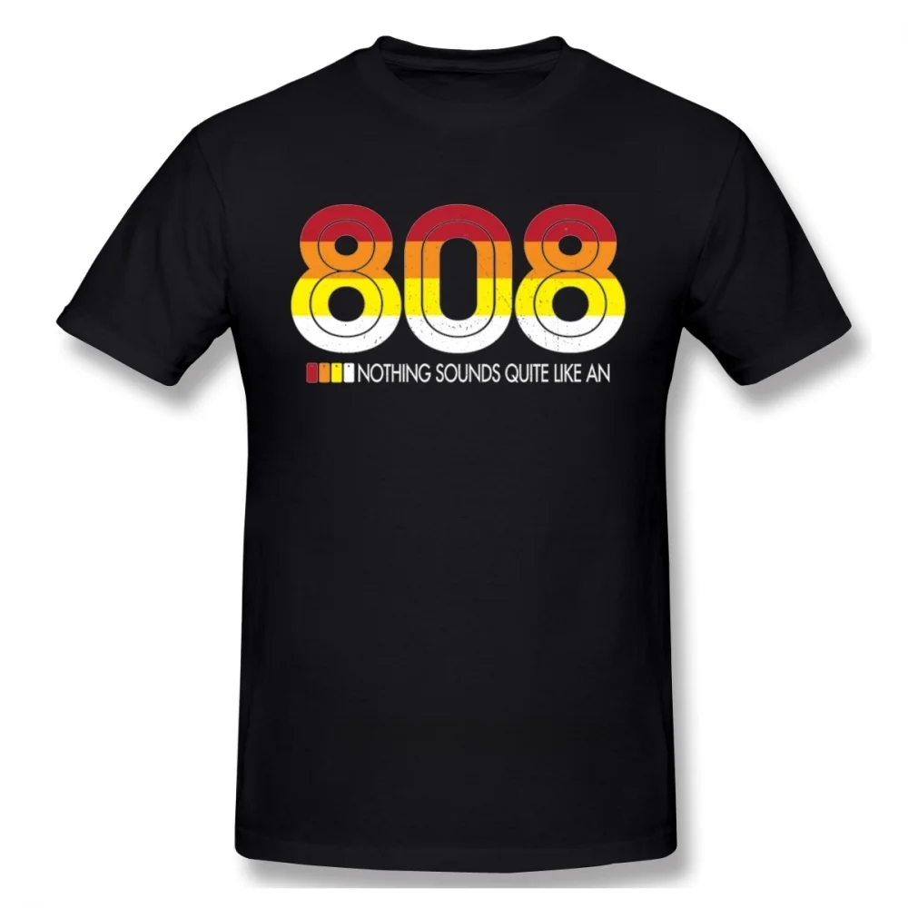 heavyweight Informal New Novelty Male Roland TR 808 Tee Shirt Rock And Roll Drum Machine T Shirt Crewneck 100% Cotton T-Shirt