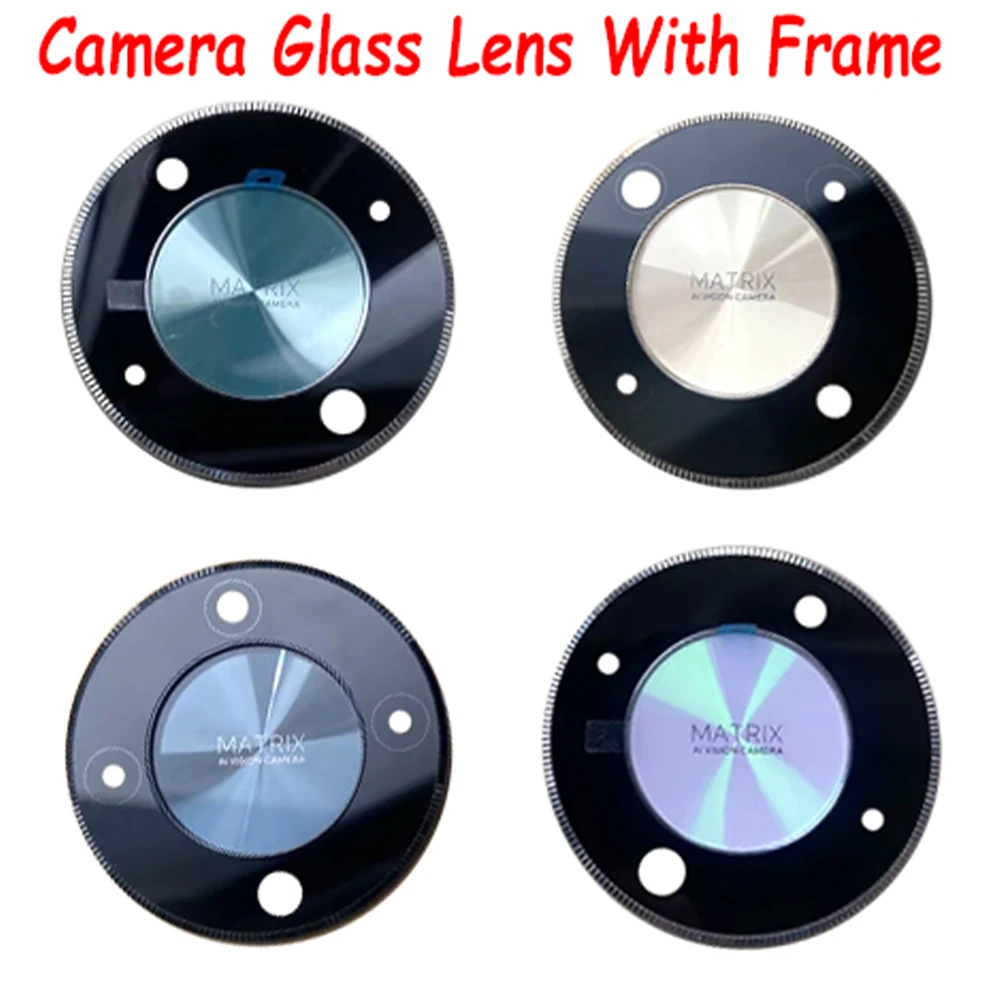 

NEW For Huawei Magic 6 / For Honor X9B Back Rear Camera Glass Lens With Cover Frame Holder For Huawei Magic 5 7 Lite