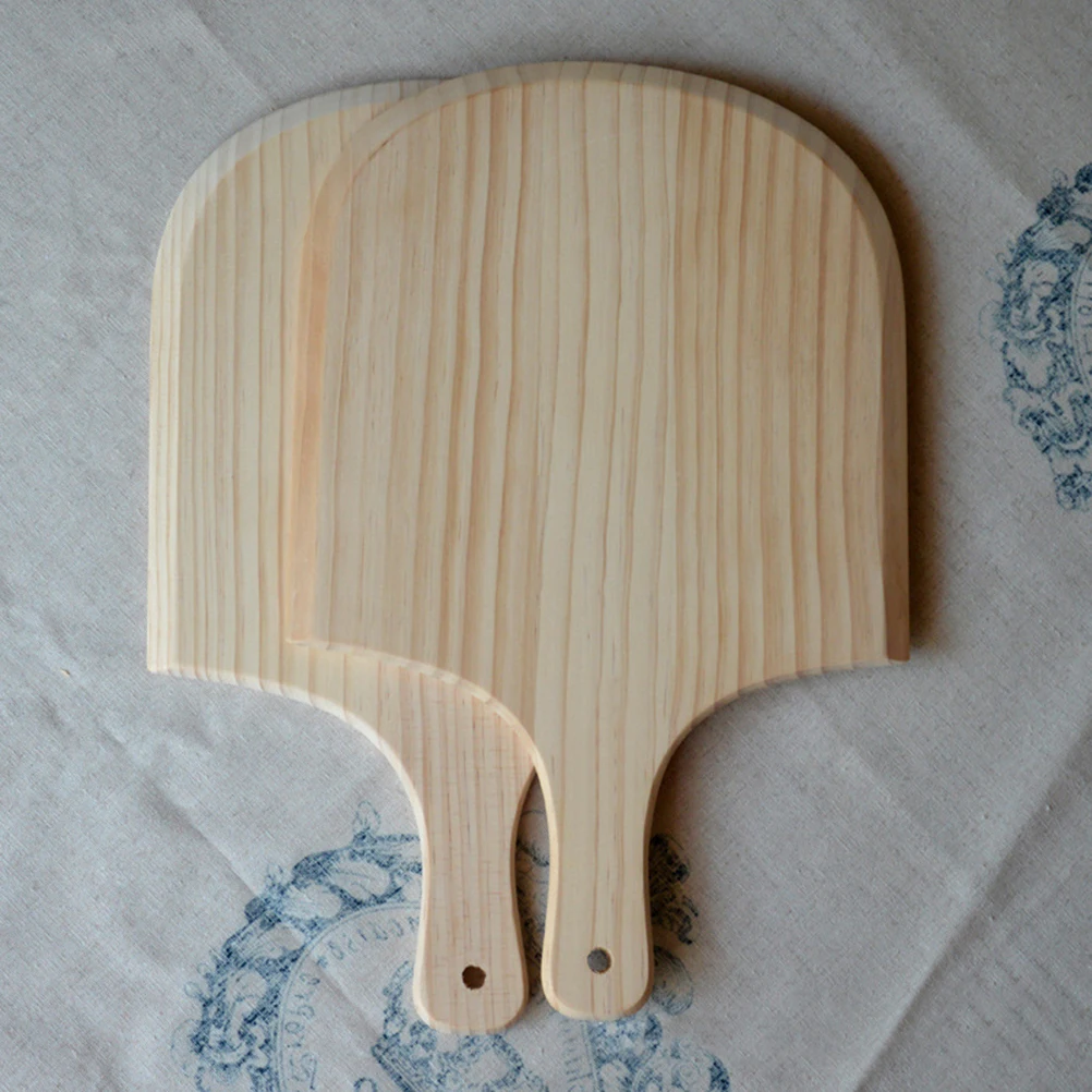 14 Inch Natural Wood Pizza Pallets Spatula Shovel Peel Paddle Pan Scraper Tool For Baking Transfer Kitchen Gadgets Pizza Lovers - Image 2