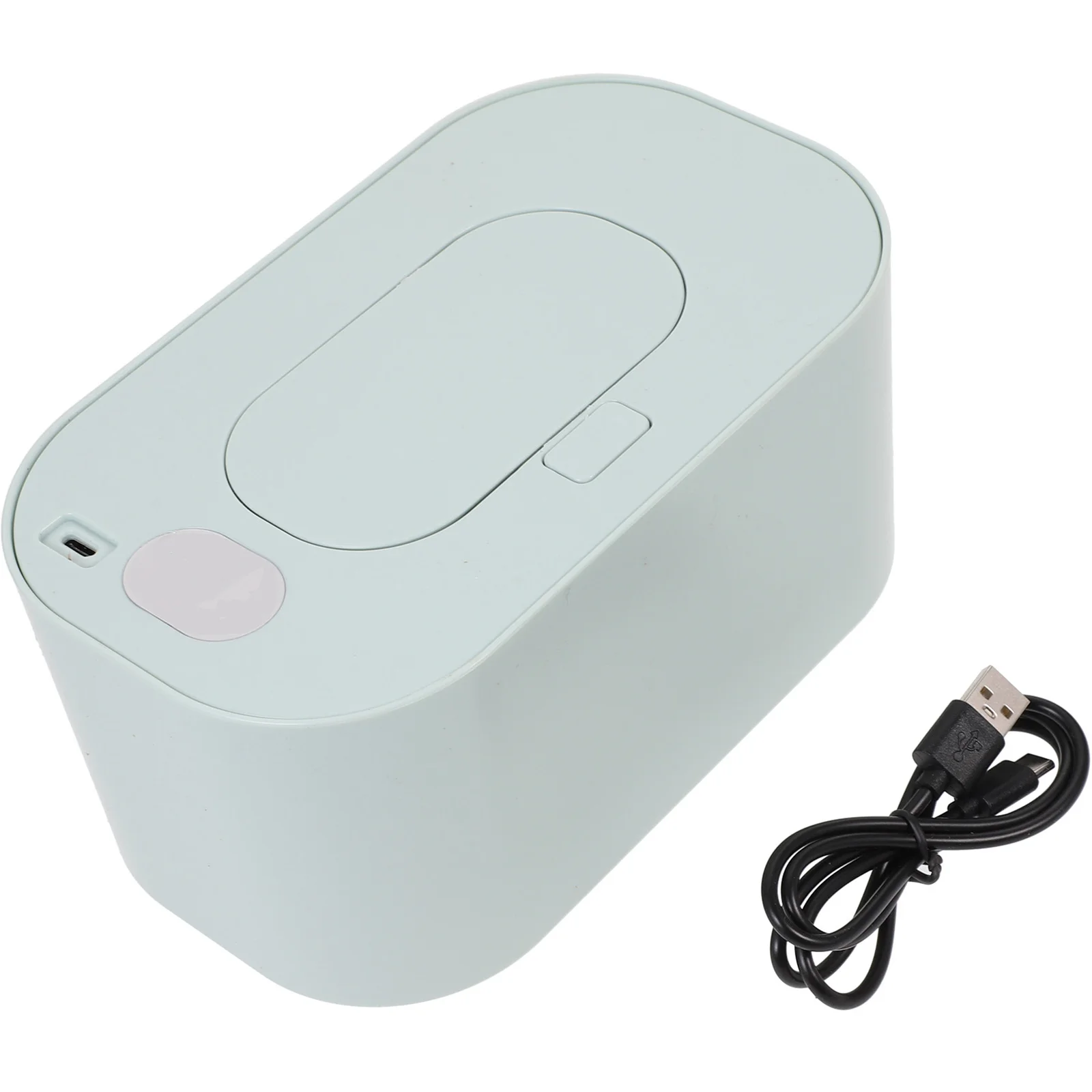 1Set Nat Tissue Warmer Constante Temperatuur USB Opladen Draagbare Smart Wipe Heater Grote Capaciteit Verwarming Machine voor Babyverzorging