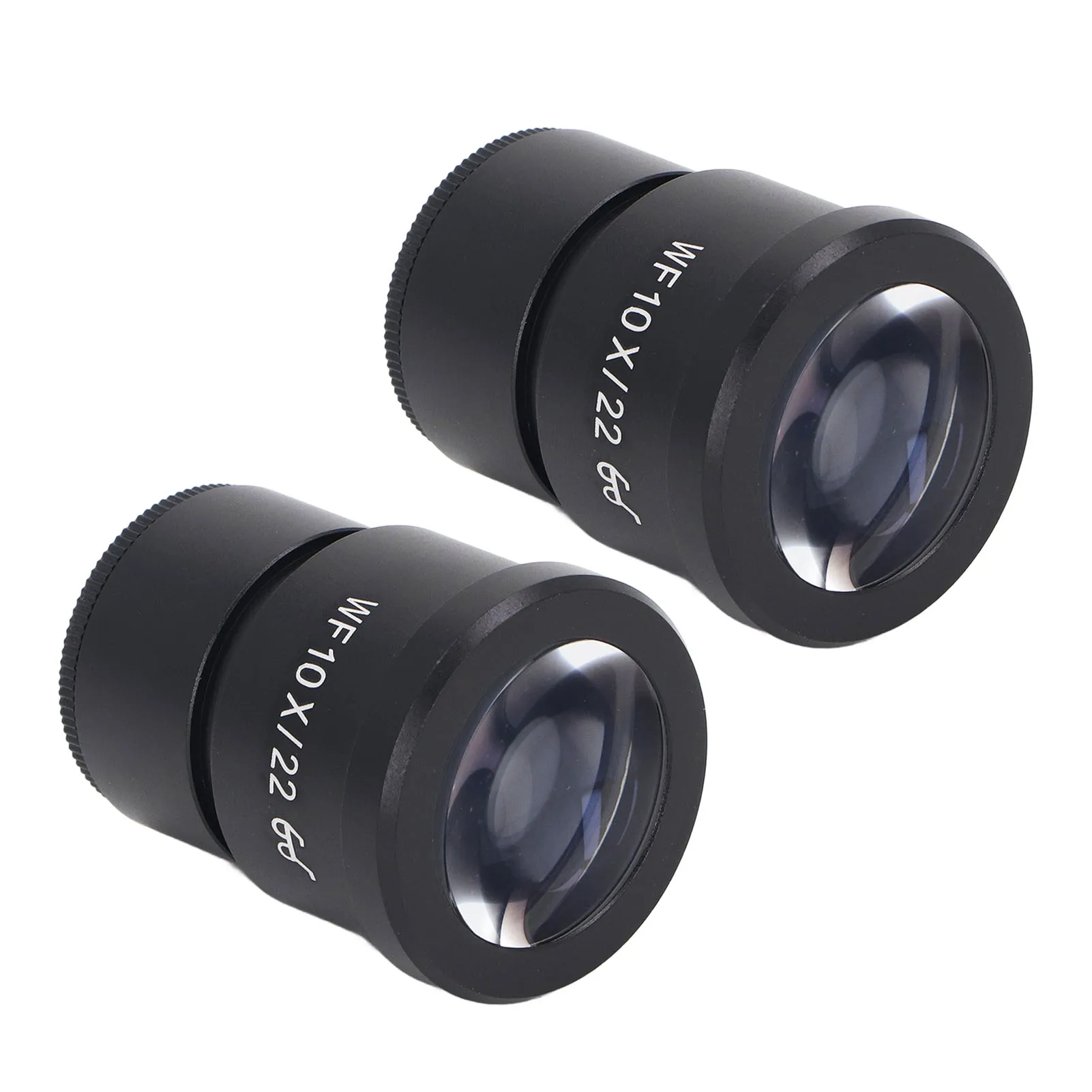 2 個顕微鏡接眼レンズ 10X アルミ合金広角生物接眼レンズ 22 ミリメートルアイポイント 30 ミリメートル取付サイズ