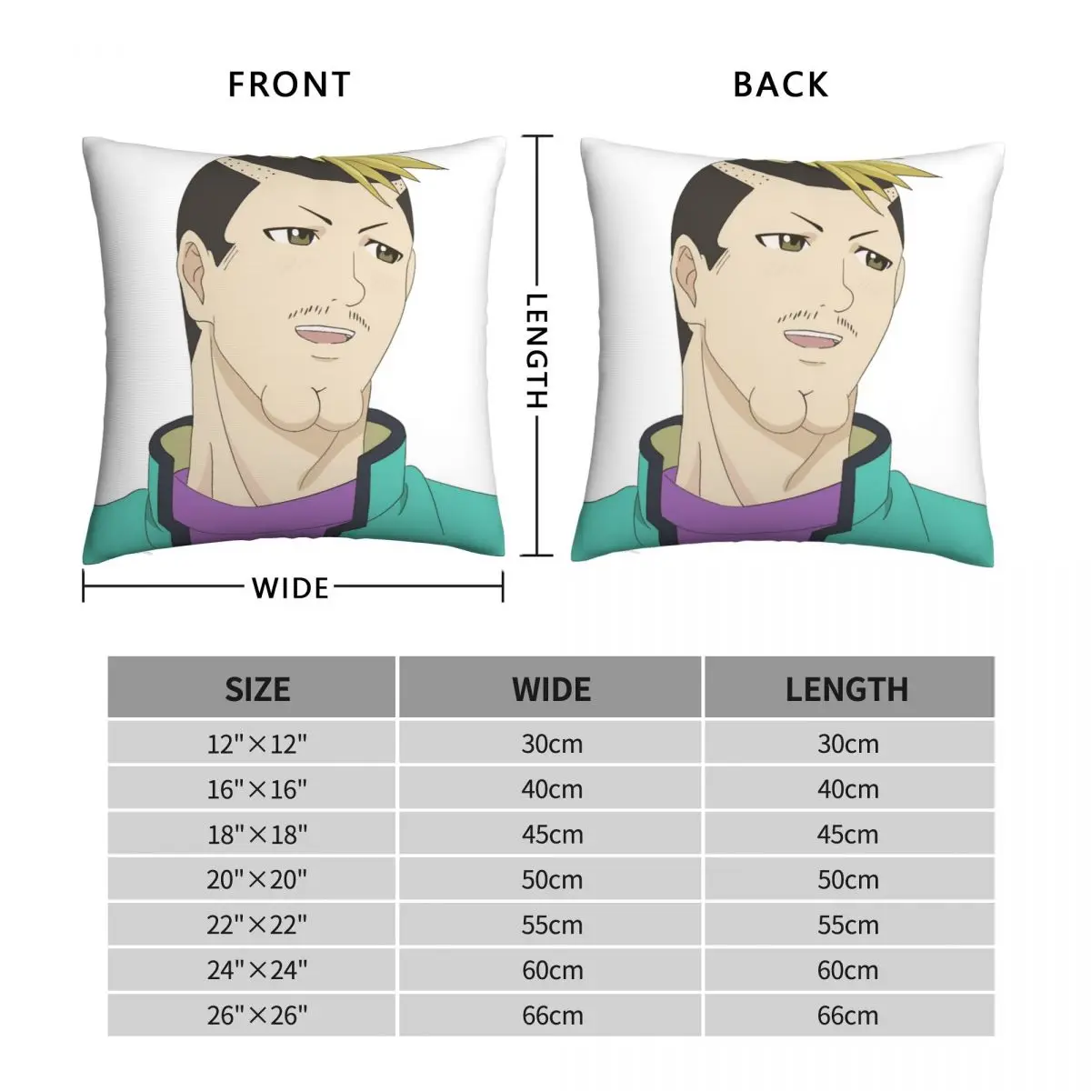 Nendou Riki Saiki Kusuo no Psi-nan Pillowcase Polyester Linen Velvet Zip Decorative Throw Pillow Case Sofa Cushion Cover 45x45