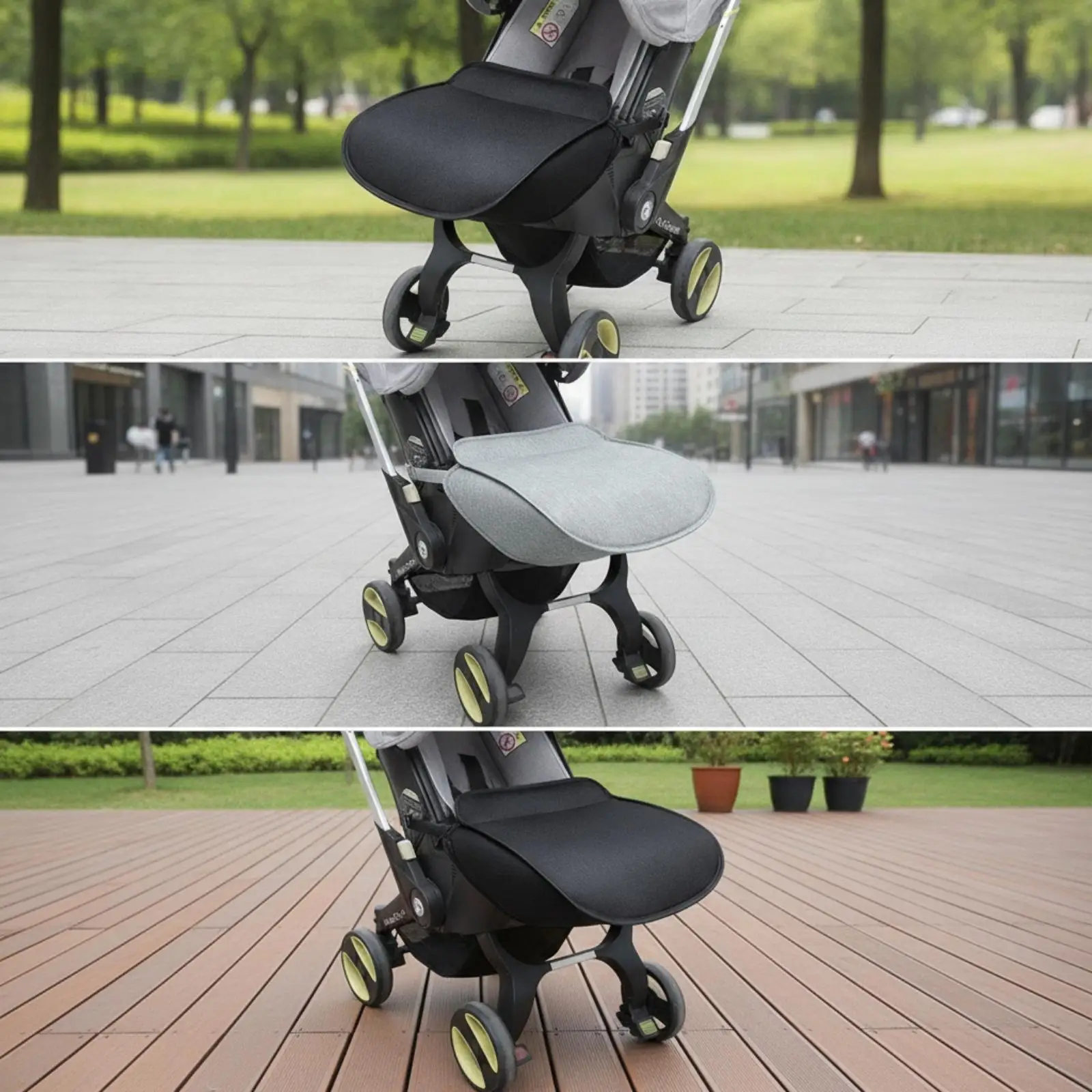 Baby Stroller Leg Warmer Cationic Linen Footmuff Waterproof Windproof Cozy Pram Cover for Infant Pushchair Cold Weather