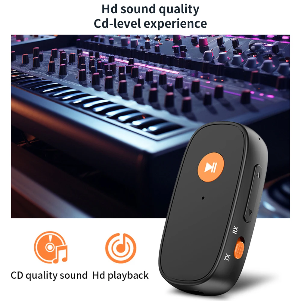 Audio Adapter Reliable Cutting-edge Technology Superior Sound Quality Versatile Usage Long-distance Transmission Tech Gadget