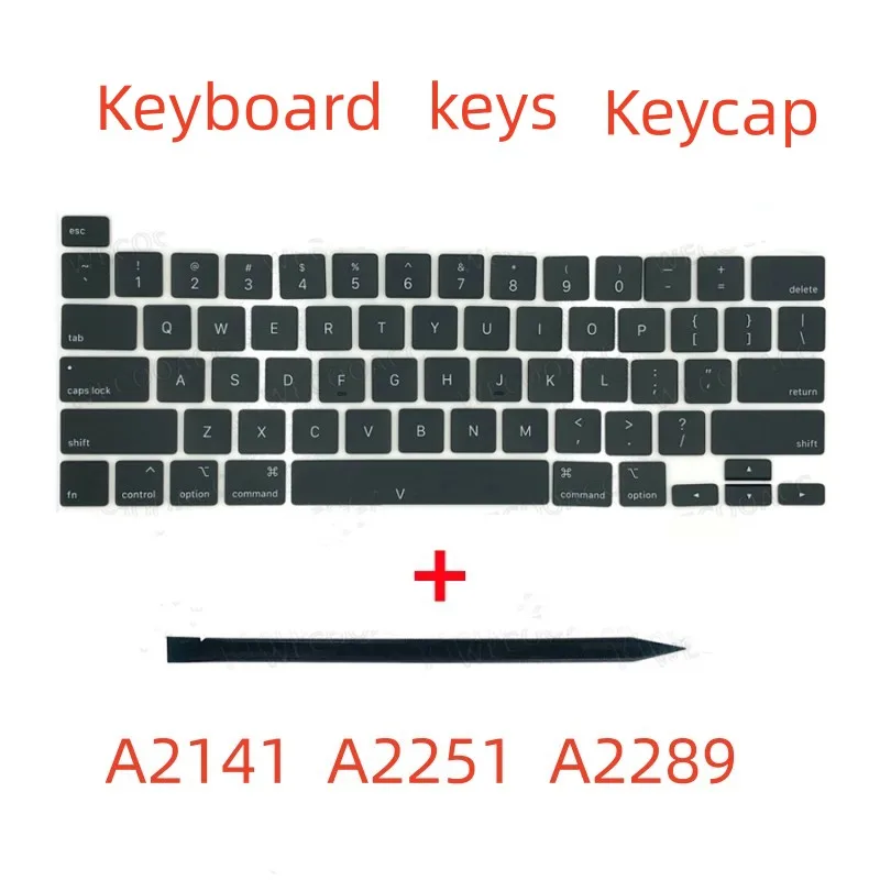 

Keyboard keys for MacBook Pro, new model, Retina 13 inches, 15 inches, 16 inches, United States, Russia, Spain, France, a2141, a2289, a2151 A2251 2020 2019