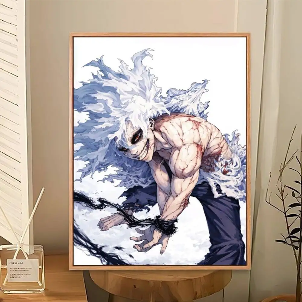 My H-Hero T-Tomura Shigaraki Poster Perfect Space Sticker Self Adhesive for Office Home Theater Wall