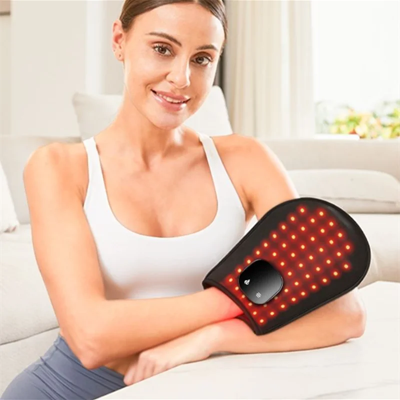 660nm 850nm Near Infrared LED Red Light Muscle Households Hand Finger Wrist Mitten