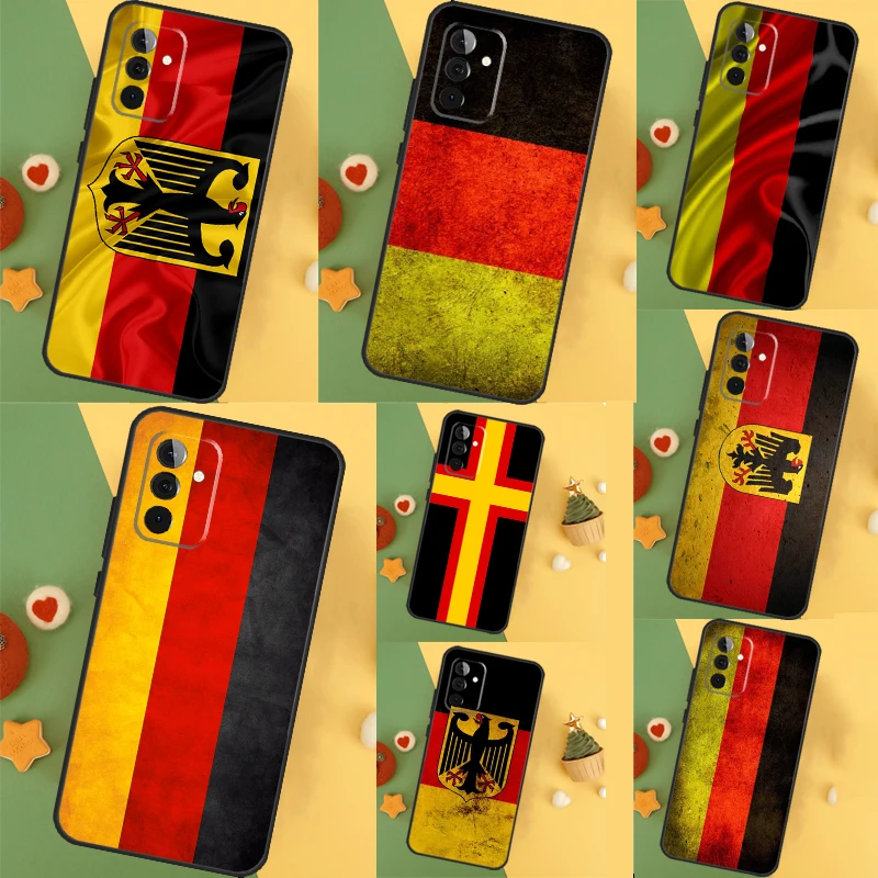 Germany Flag Banner Cover For Samsung Galaxy A15 A25 A35 A55 A52 A32 A12 A14 A34 A54 A51 A71 A53 A33 A13 Case