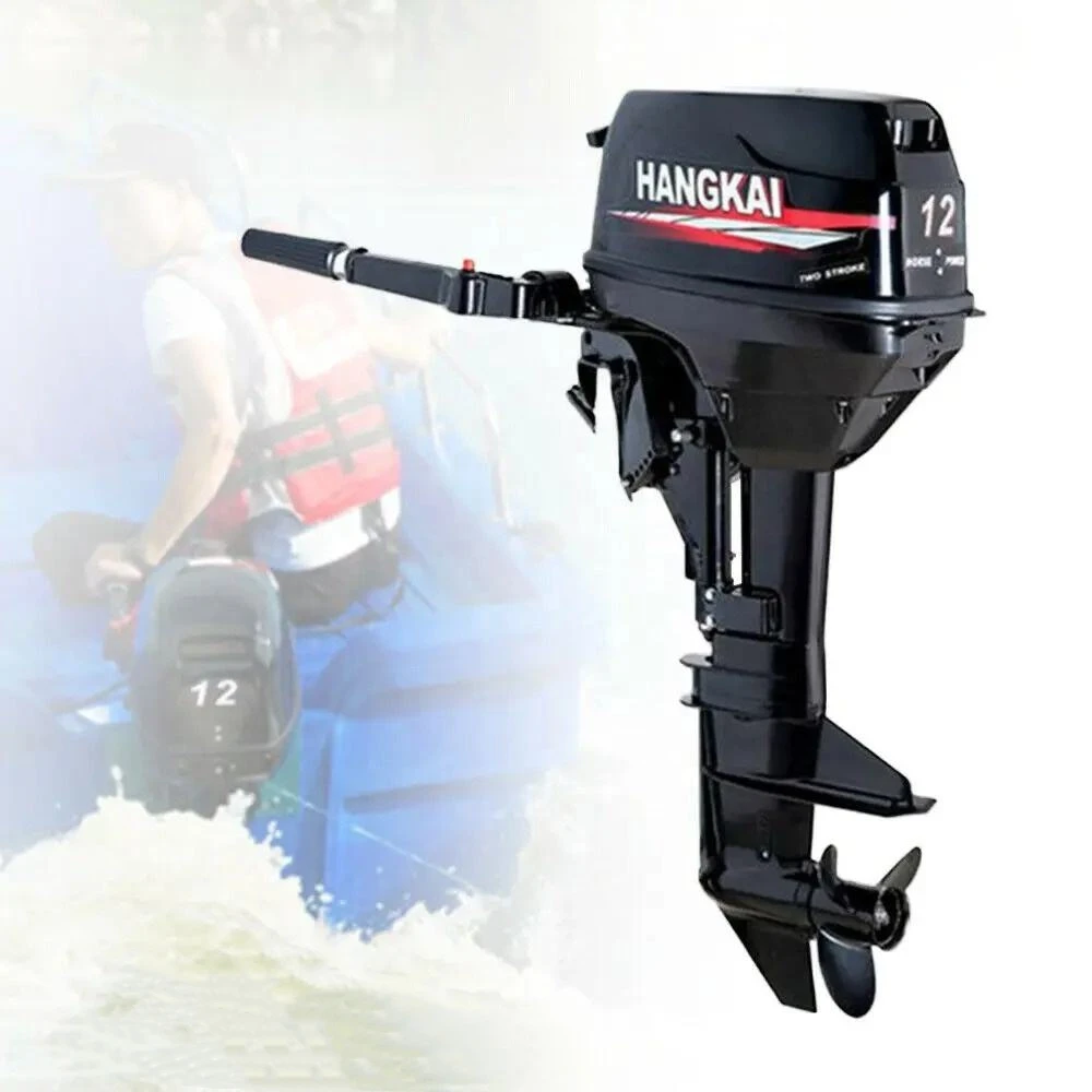 Cheap 2 Stroke 12hp New Inflatable Boat Outboard Engines Water Cooling Marine Short Shaft 169CC Outboard Motor