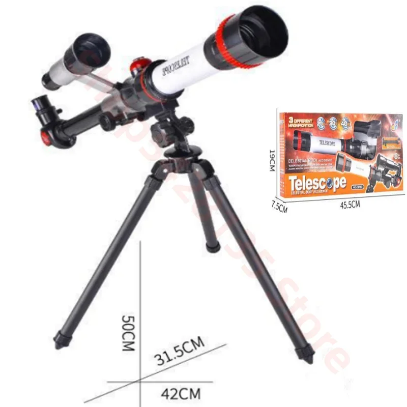 

HD High Magnification Professional Astronomical Telescope Children Students Dual-Use Science Experiment Monocular