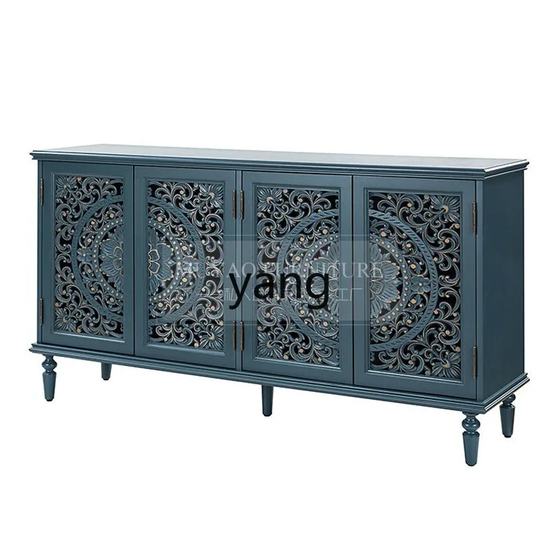 

LH French Hollow Carved Multifunctional Wall-Mounted Entryway Cabinet