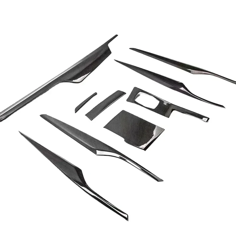 

Private Custom Car Interior Accessories Covered With Real Carbon Fiber For BMW 5 Series G30