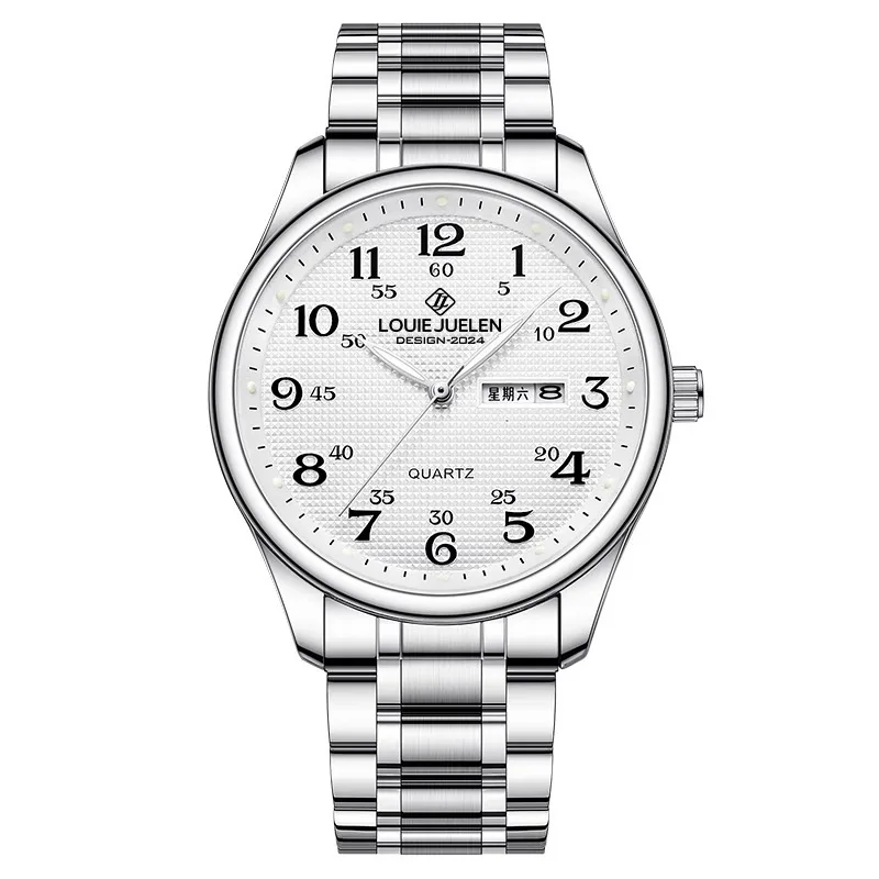 

LOUIEJUELEN Couple Quartz Watches - 30M Waterproof Luminous Date Display Wristwatch