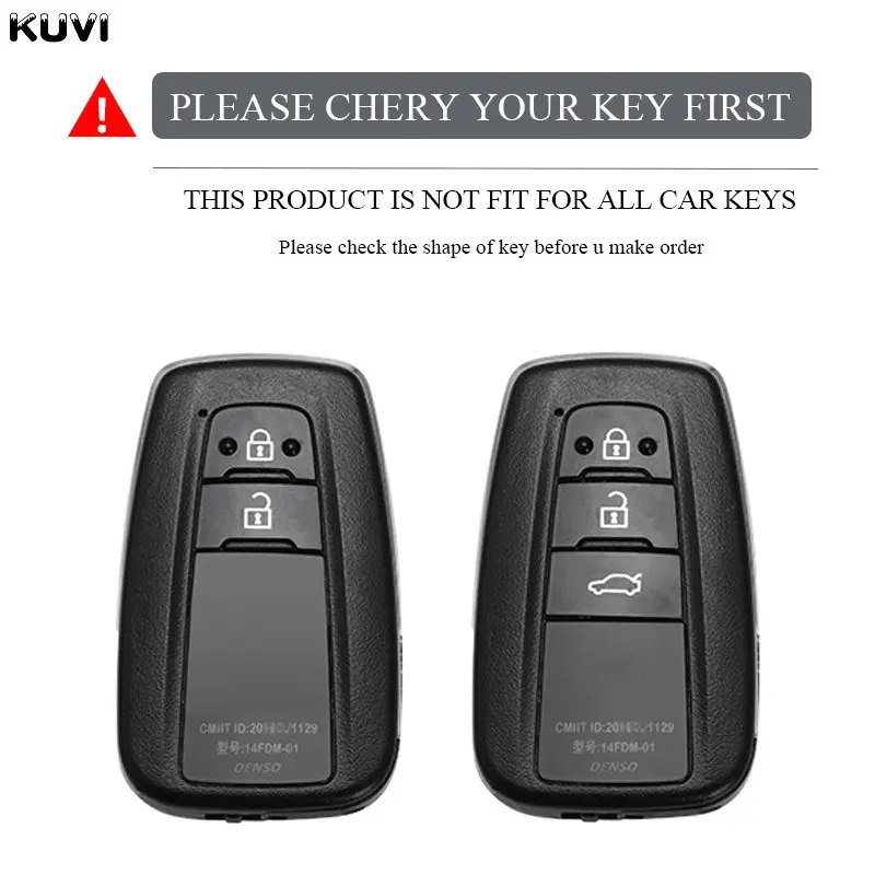 2 3 Buttons TPU Car Key Case Cover Shell For Toyota Prius Camry Corolla CHR C-HR RAV4 Land Cruiser Prado Keychain Accessories