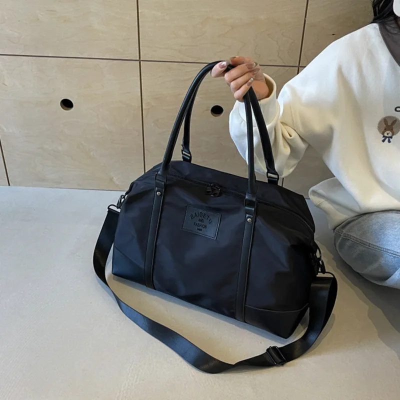 2024 New Simple and Fashionable Travel Bag with Large Capacity Commuting Oxford Cloth Handbag Casual Multi Color High Quality