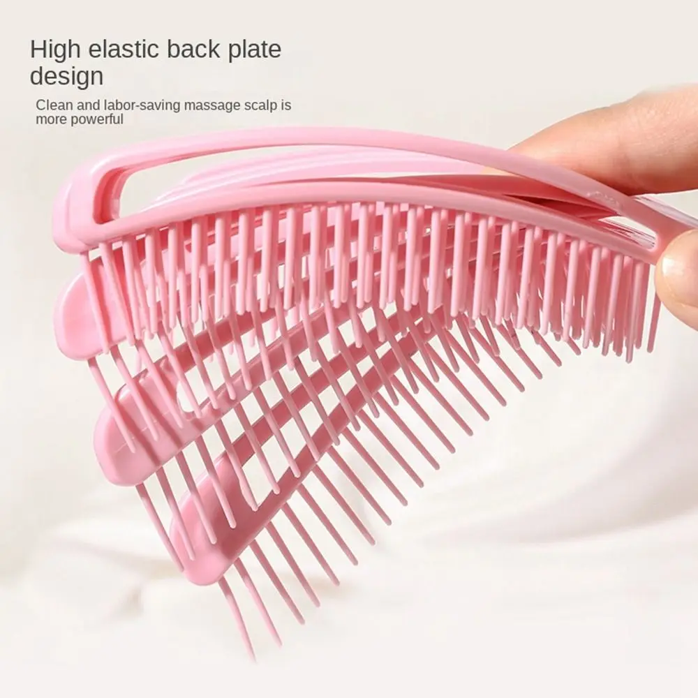 Detangling Hair Brush Octopus Hairbrush Pink Massage Detangler Brush For Curly Hair Thick Hair Octopus Hairbrush Styling Tool