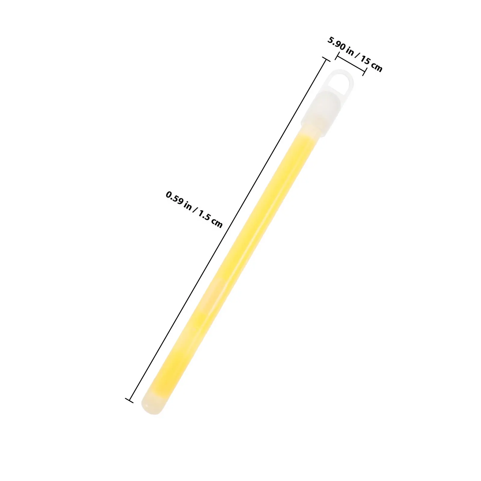 5Pcs Multi-Functional Outdoor Glow Stick with Hanging Hook Emergency Lighting Tool for Camping Parties Night Use Luminous Prop