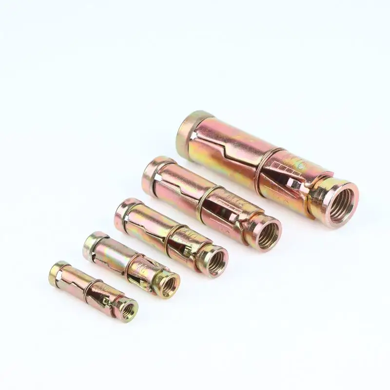 Single Sleeve Heavy Duty Three Piece Anchor Bolt M6 M8 M10 M12 10PCS/Pack Concrete Wedge Expansion Anchor