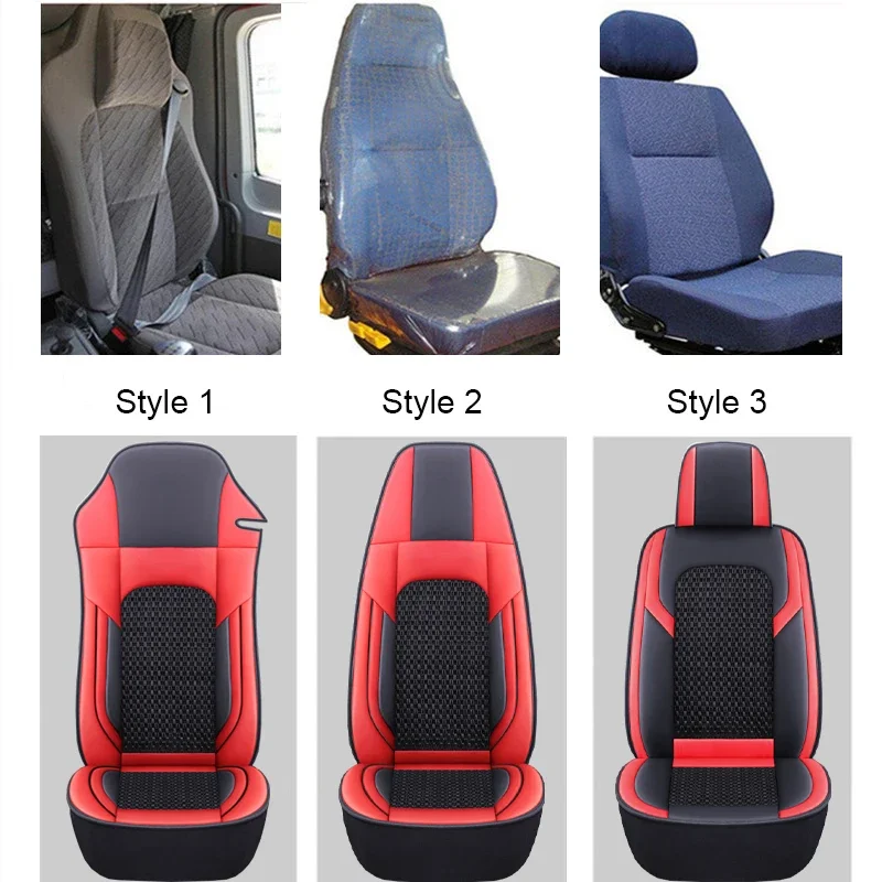 Large Truck Seat Cushion For Dongfeng SANY SCANIA IVECO ISUZU Volvo Benz MAN Renault DAF Hino TATRA Peterbilt IceSilk Breathable