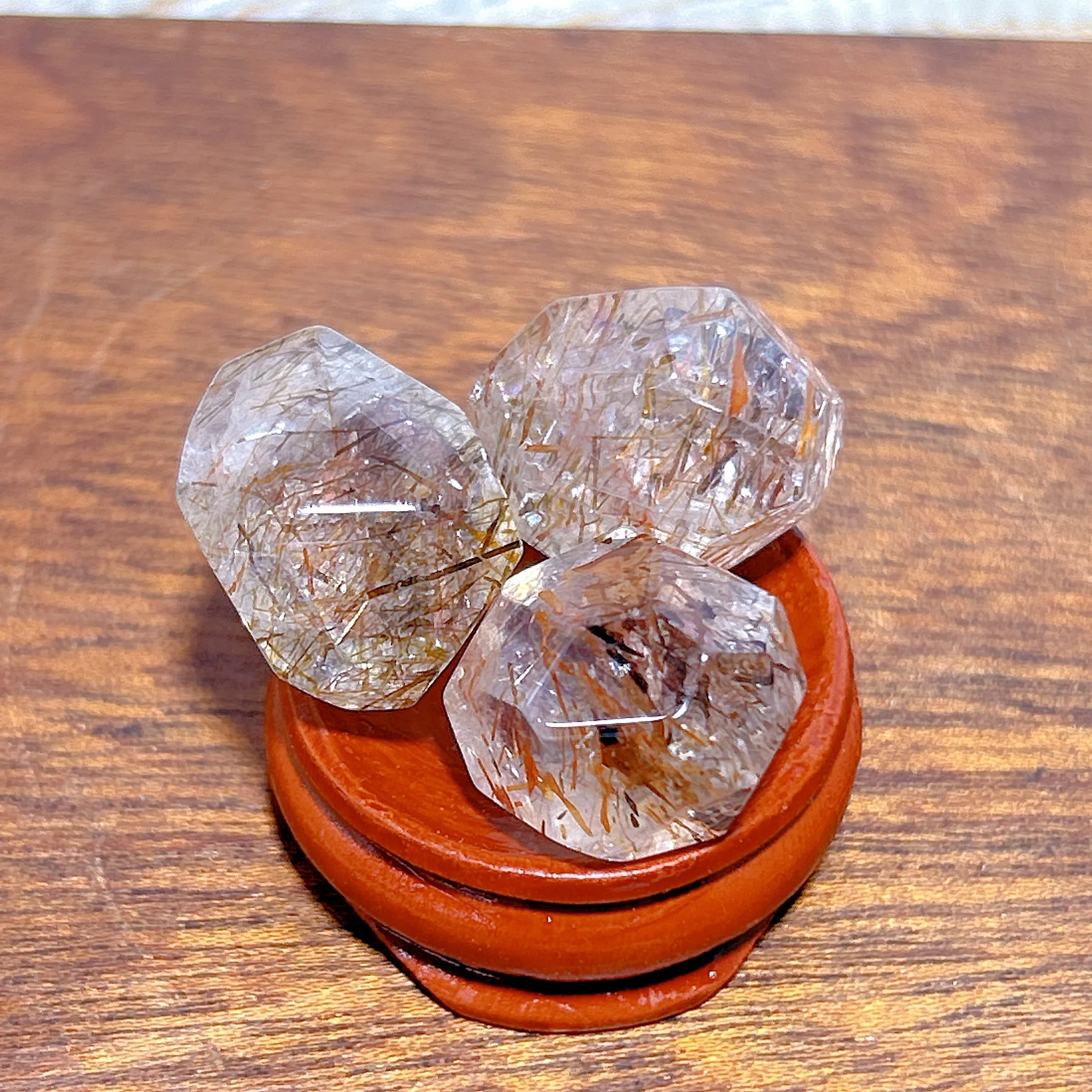 

Healing Natural Crystal Golden Black Rutile With Super Seven Freeform High Quality Gemstones Reiki Energy Home Decoration Gift