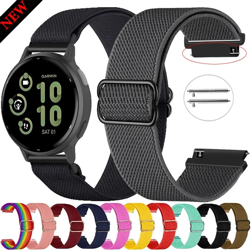 Nylon Strap For Garmin Forerunner 965 55 165 265/Active 6-5/Venu 3-2/Huawei Watch 5 GT5-4 Bracelet wristband Garmin Approach S50