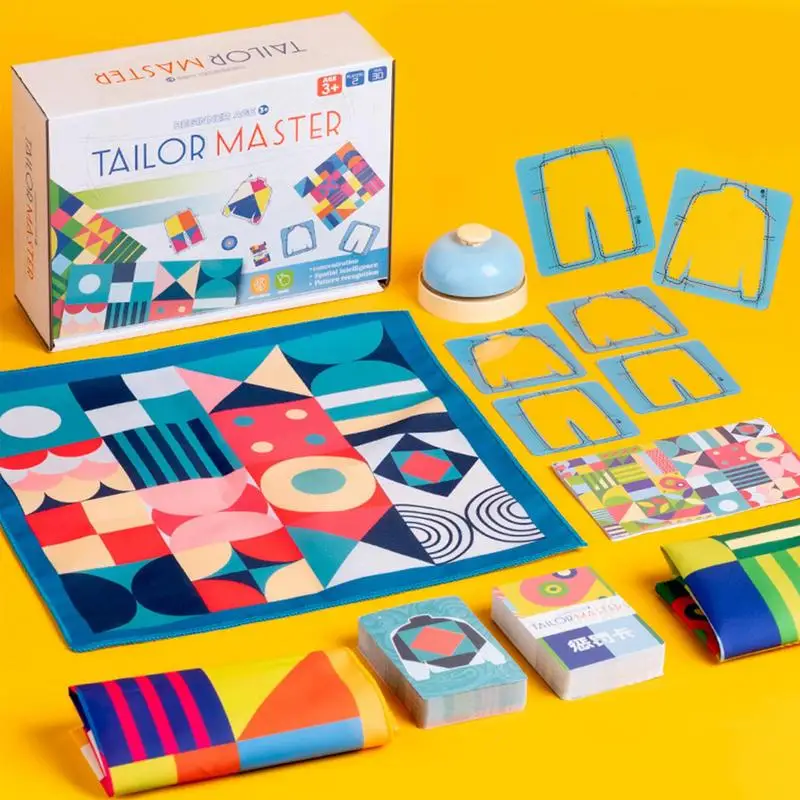 Tailor Master Matching Game Color Sorting Game Children Educational Thinking Concentration Training Toy Interactive Board Games