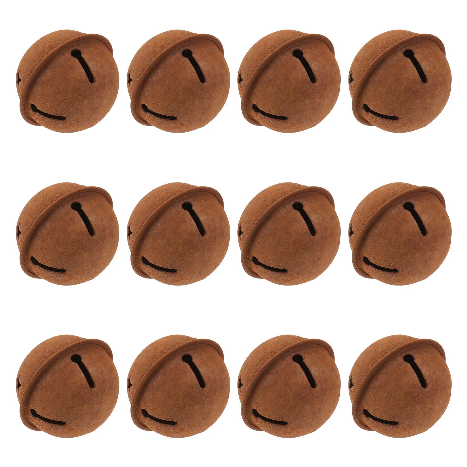

12 Pcs Bells Christmas Tree Craft Bell Rusty Metal Bell Pendant Xmas Decor Craft Jingle Vintage DIY Ornament