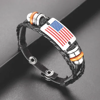 6 best sales Pulseira de bandeira com miçangas - №2