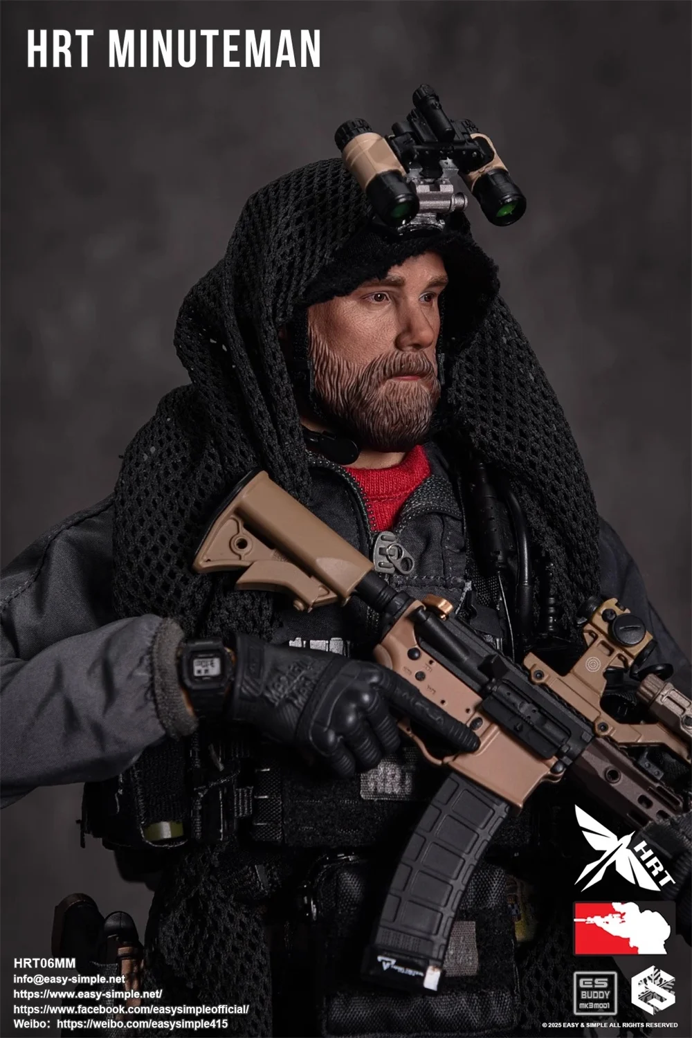 1/6 EASY&SIMPLE ES HRT06MM HRT Minuteman Jednostka Operacyjna Żołnierz Pełny Zestaw Ruchoma Figurka Akcji Prezent Dla Fanów Kolekcjonerski Dostępny