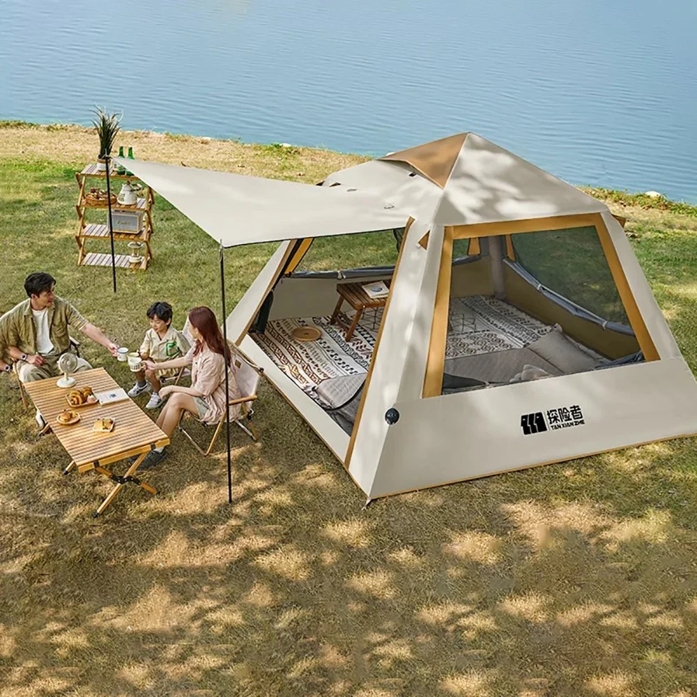 

Outdoor Inflatable Tent Portable Folding Automatic Quick Open Sunscreen for Camping Overnight Travel Camping Equipment
