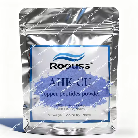 AHK-CU Copper Peptides Powder Bags – Custom Aluminum Foil, Double-Deck Plastic Inner Packs, Tailored for Global Hair Growth Nee