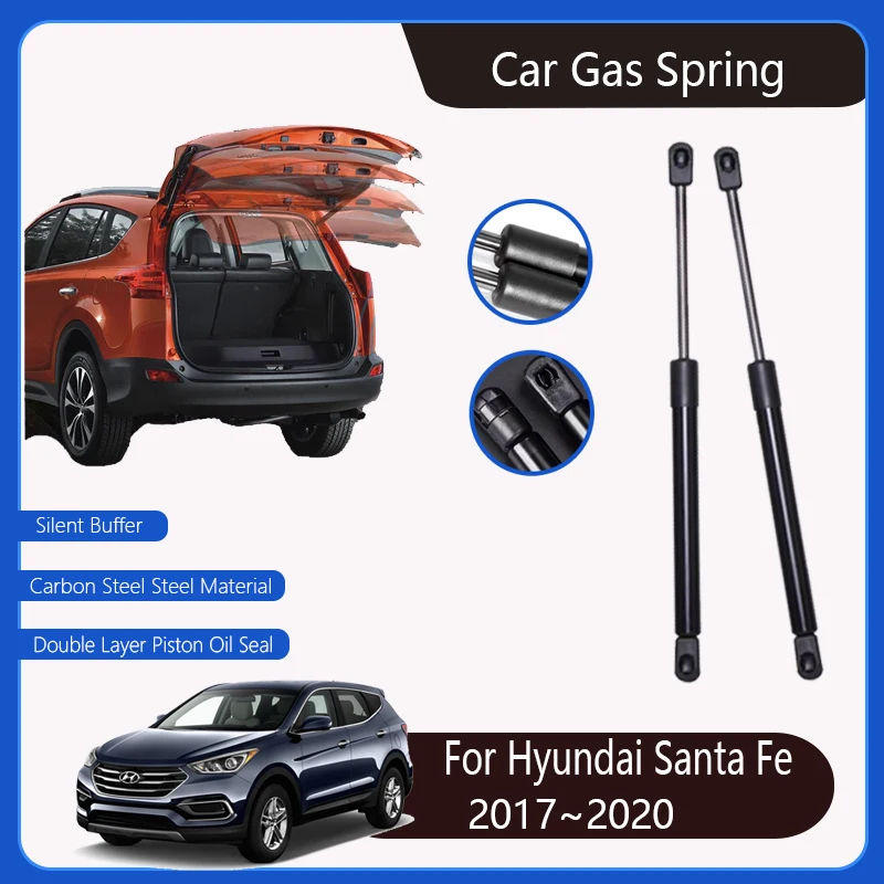 

Для Hyundai Santa Fe DM NC 2017 2018 2019 2020 автомобильные гидравлические стержни задний багажник газовая стойка амортизатор подъемная опора автоаксессуары