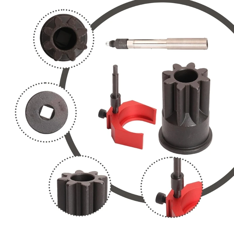 Automatic Timing Pin Engine Barring Socket for Caterpillar 3406E C-15 C-16 and Injector Height Adjustment Tool Dropship