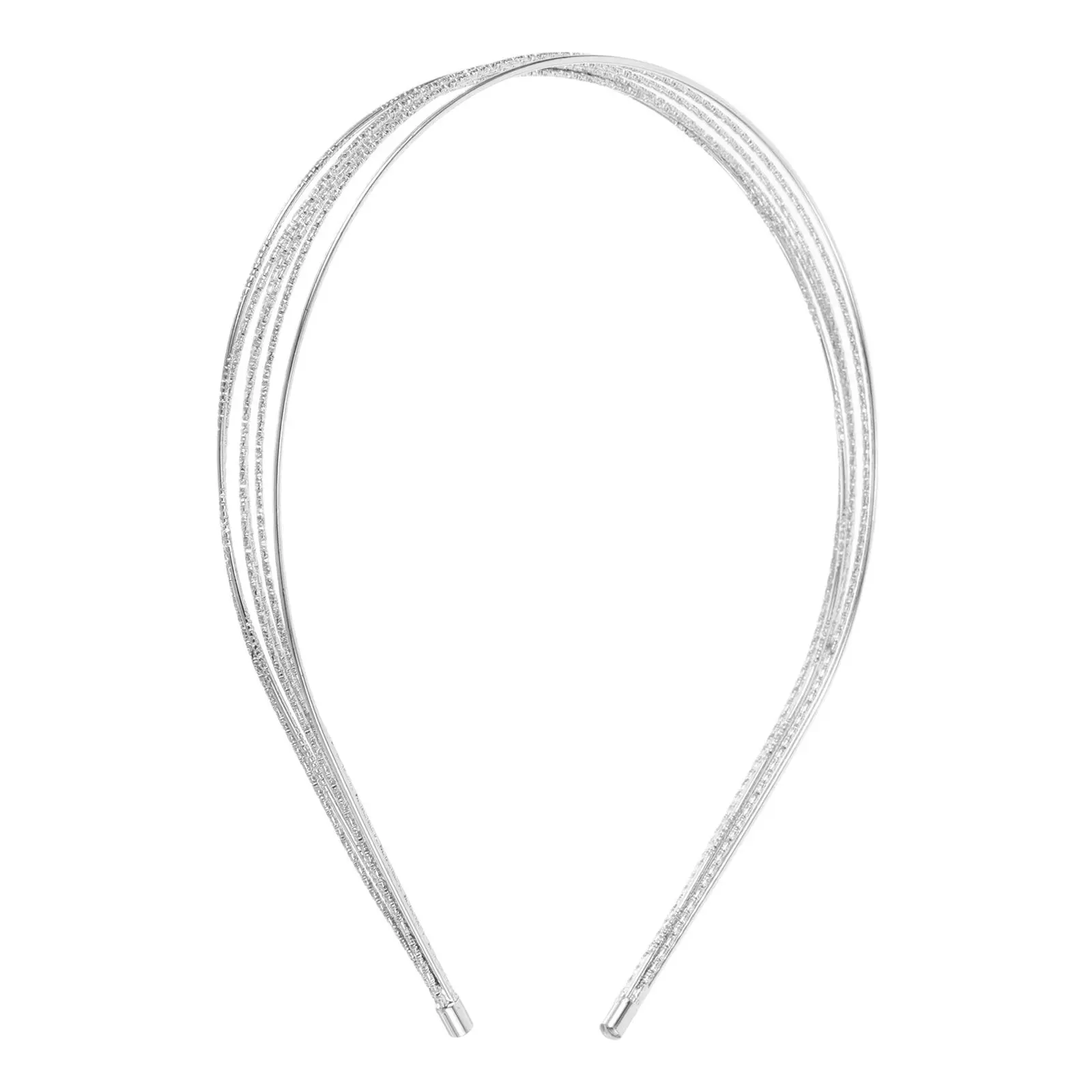

Women's Multi-Layered Metal Headband Thin Lightweight Chic Hair Accessory Versatile for Everyday Wear Going Out Wedding Styling