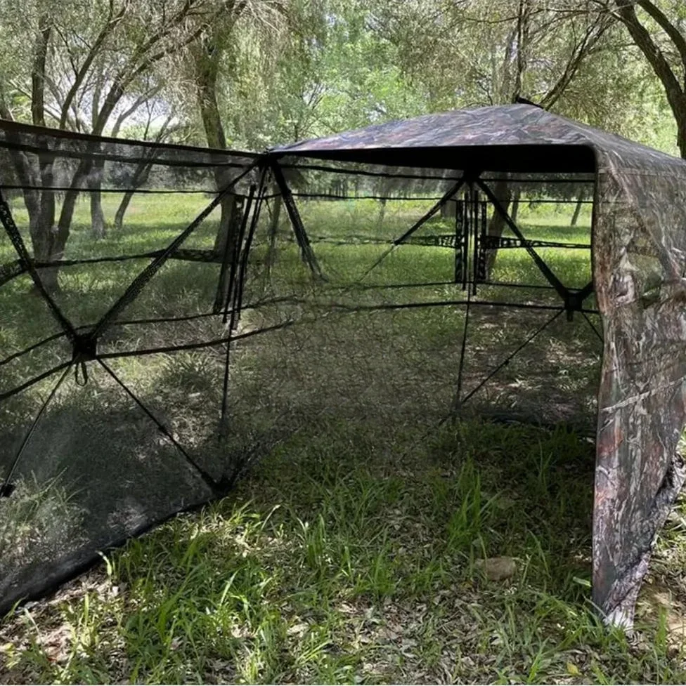 360 degree full four-sided one-way visual perspective tent photography camouflage quick open