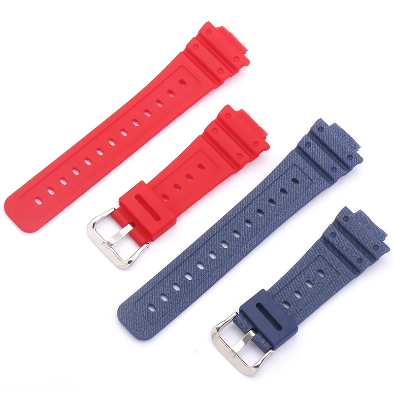 Strap Accessories Replacement strap 16mm suitable for small square DW5600 G-5600 GW-M5610 unisex outdoor sports strap