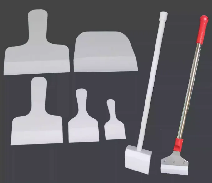 

Лопата из ПТФЭ, устойчивая к кислотам и щелочам, неклейкая лопата