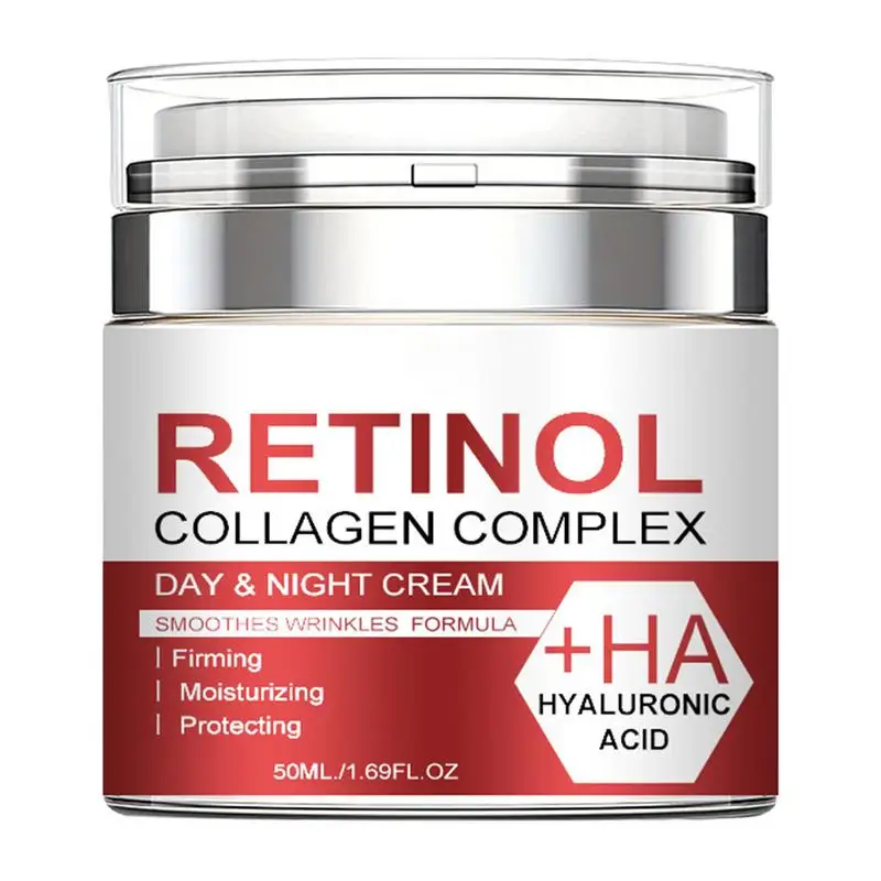 hot 50ml Retinol Face Cream Moisturizing Firming Brightening skincare Collagen Hyaluronic Acid Creams Facial Skin Care Products