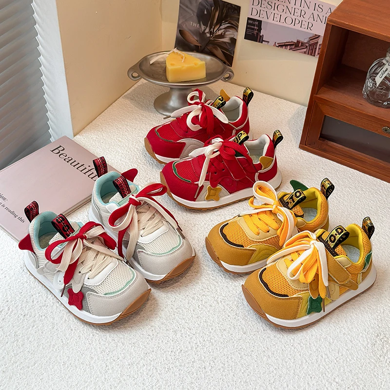 2026 Children Casual Shoes for Girls Boys Autumn New Fashion Korean Style Soft Bottom Anti Slippery Versatile Outside Sneakers