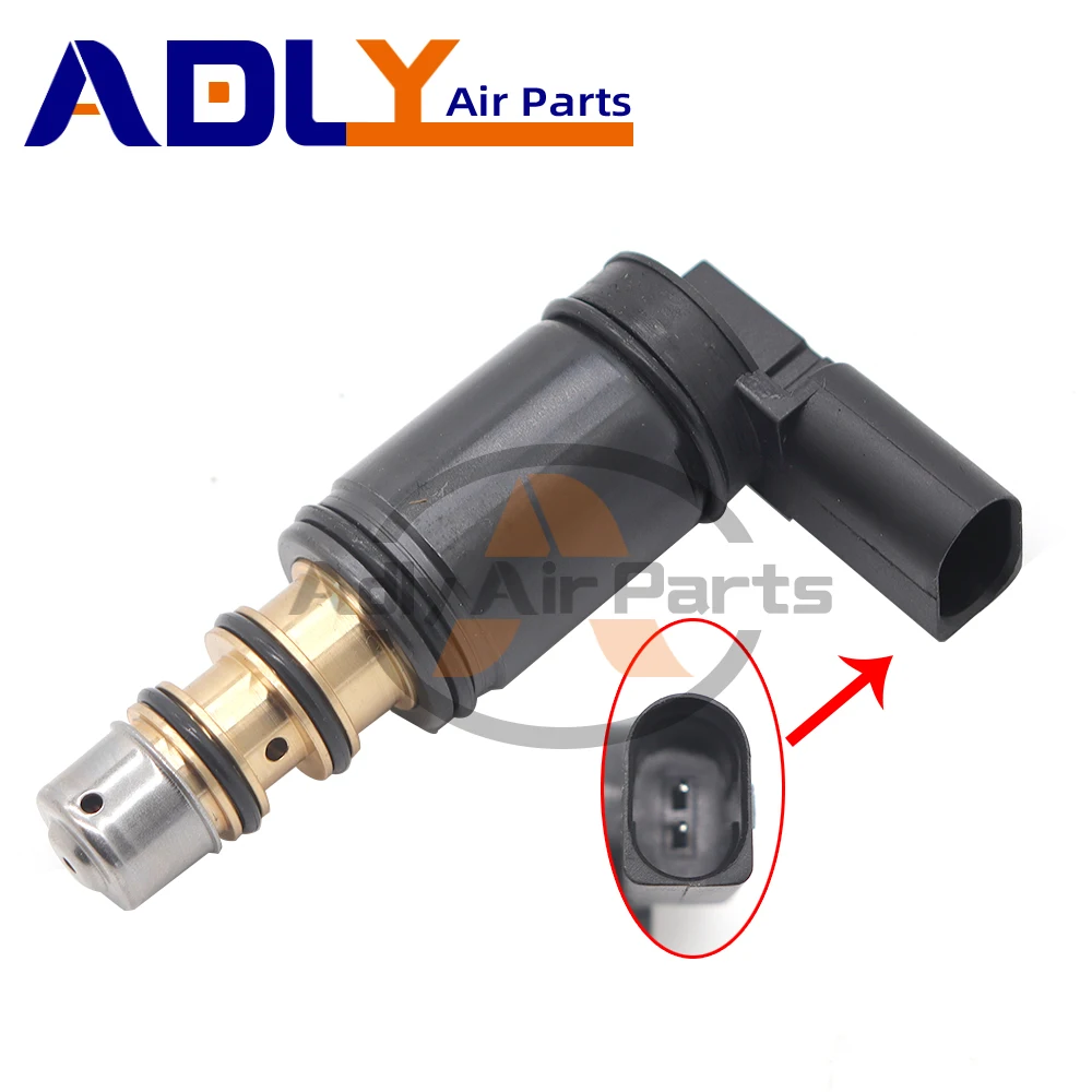 7SEU16 6SEU14C kompresor AC katup kontrol Solenoid untuk VW MK5 MK6 Magotan Skoda Compressor 5Q0820803F 5Q0820803F