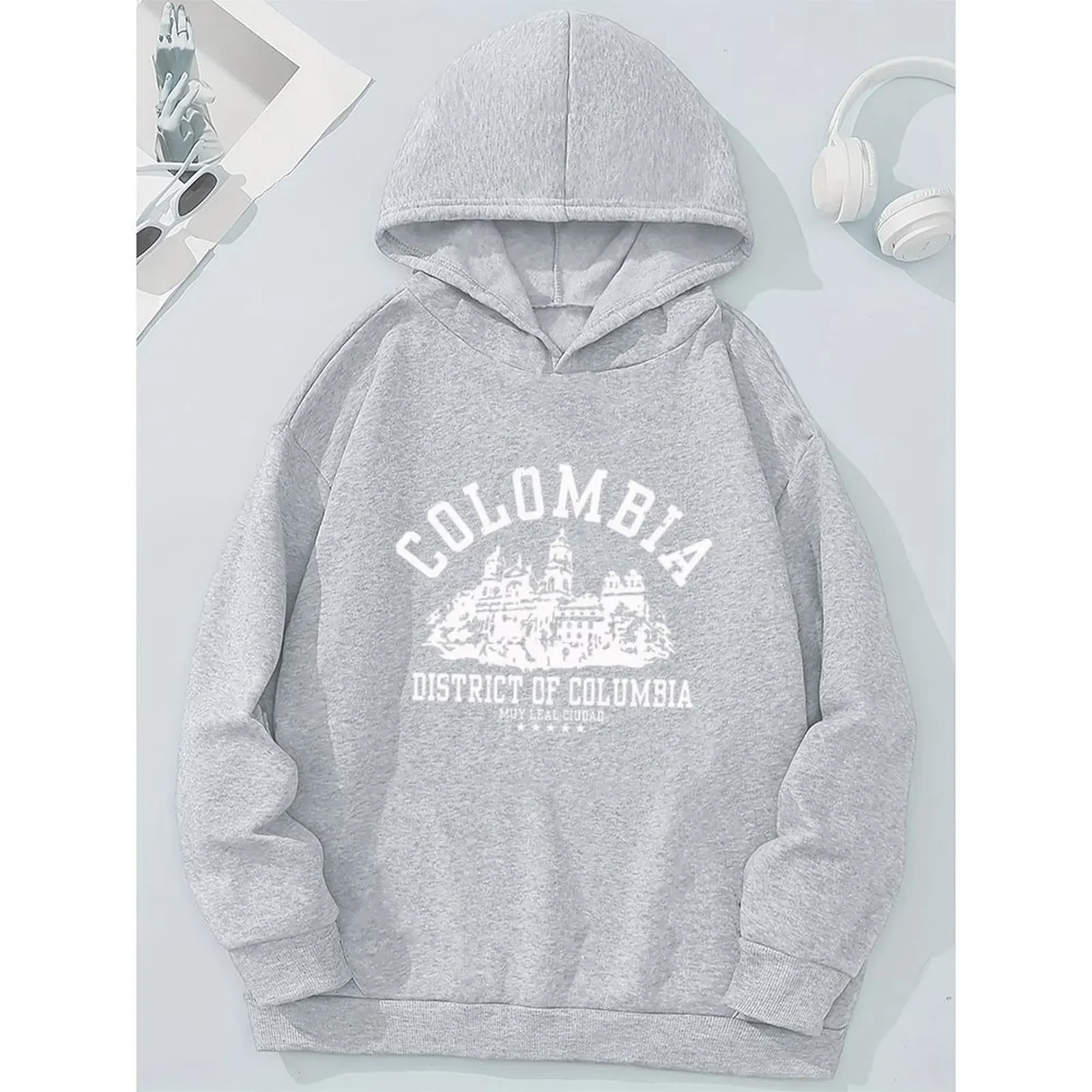 

Women's Sweater Hoodie & Sweatshirt New Products Velvet Winter Casual Print Colorful Long Sleeve Pullovers Woman Clothes