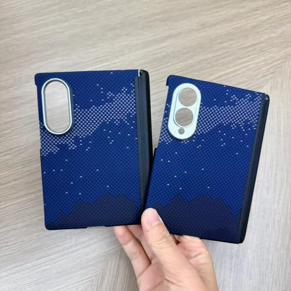 Genuine Aramid Carbon Fiber Magnetic Case For Samsung Galaxy Z Fold8 Hinge Protect Cover