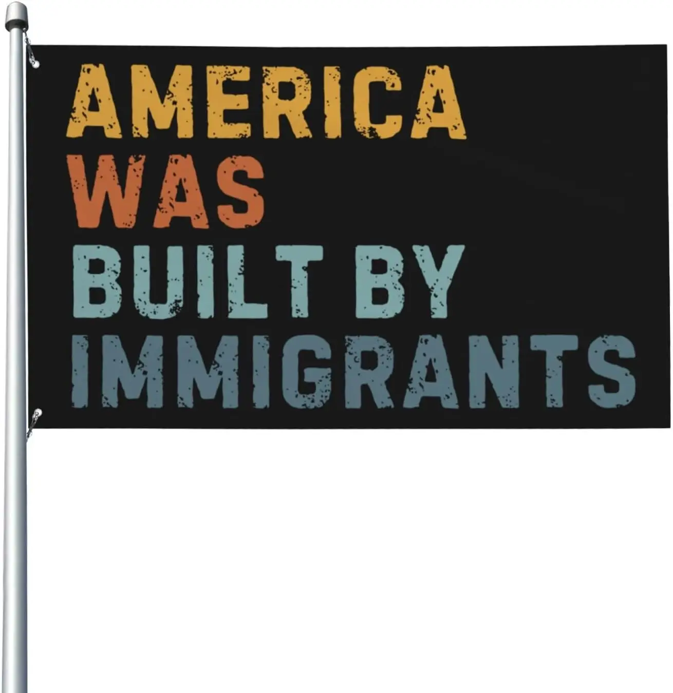 Flagicts 100% Polyester America Was Built By Immigrants Flags