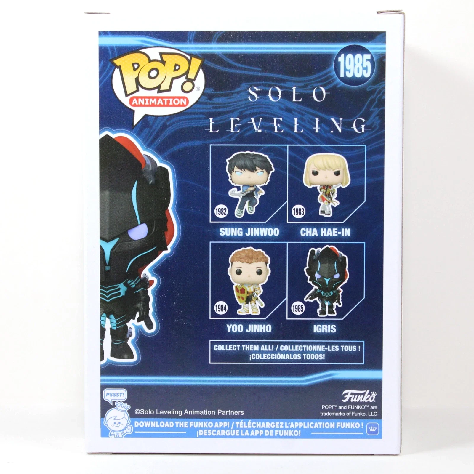 Solo Leveling Funko Pop! Igris Figure(chase)#1985 Official Authentic Limited Collectible Edition Figures Solo Leveling Fans Gift - view 5