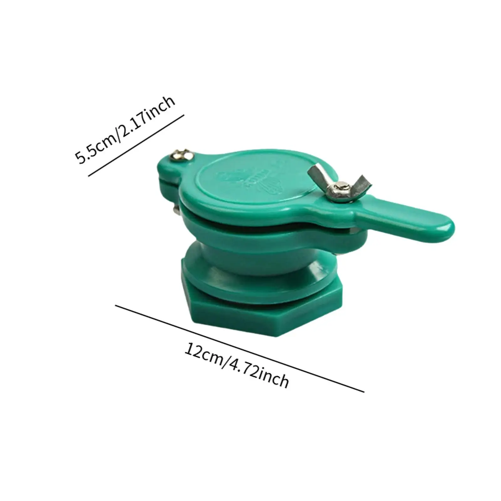 Beekeeping Honey Gate Valve Thickened Nut Design Food Safe Easy to Clean Multiuse Outlet for Separator